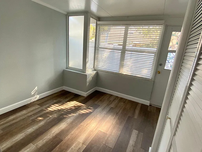 Primary bedroom walk-in closet. Custom California Closet system to be installed on January 3rd.