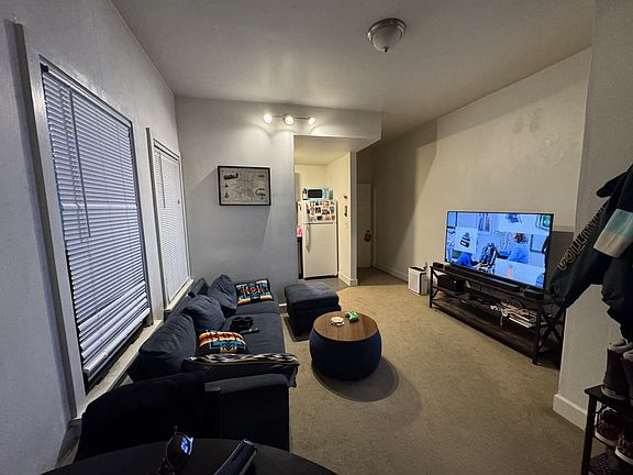 Living room open to kitchen