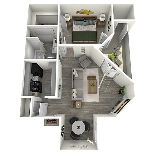 Floor plan B Renovated