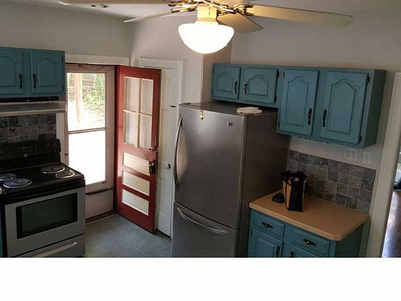 Kitchen and exit to backyard
