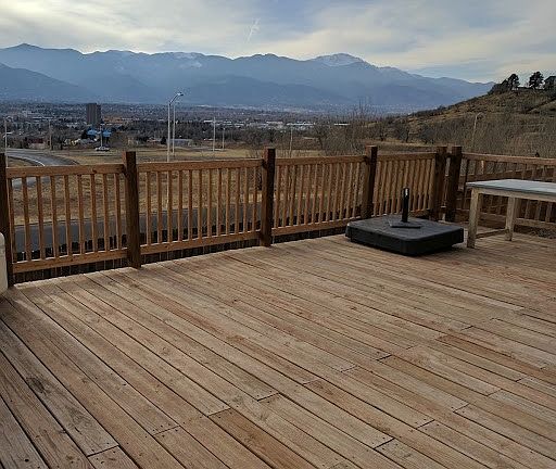 huge deck