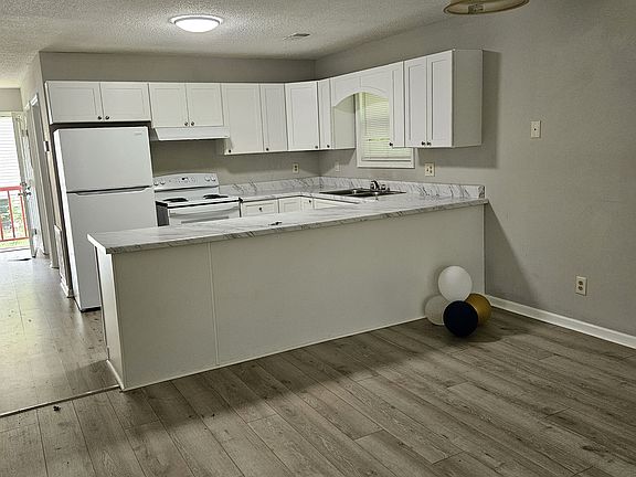 Dining area showing kitche