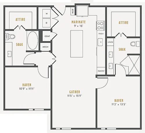 Floor plan B1