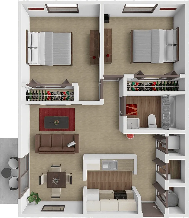 Floor plan The Thunderbird