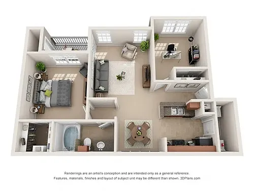 Floor plan Marin