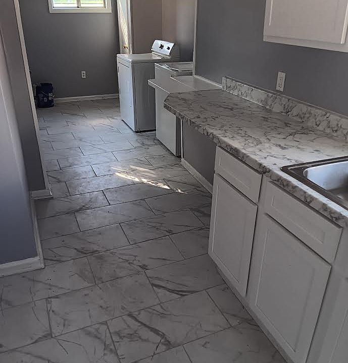 kitchen and Laundry area