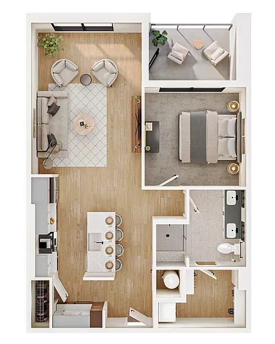 Floor plan A1.1 Upgraded