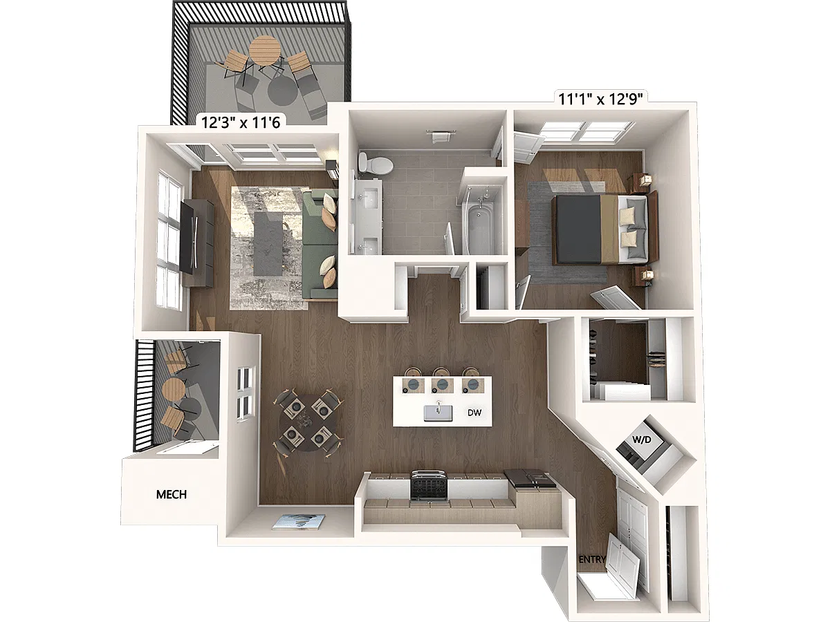 Floor plan A23