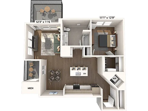 Floor plan A23