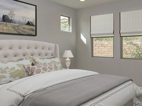 Virtually Rendered Master Suite