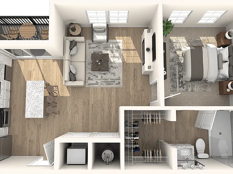 One Bedroom, One Bathroom One Bedroom, One Bathroom