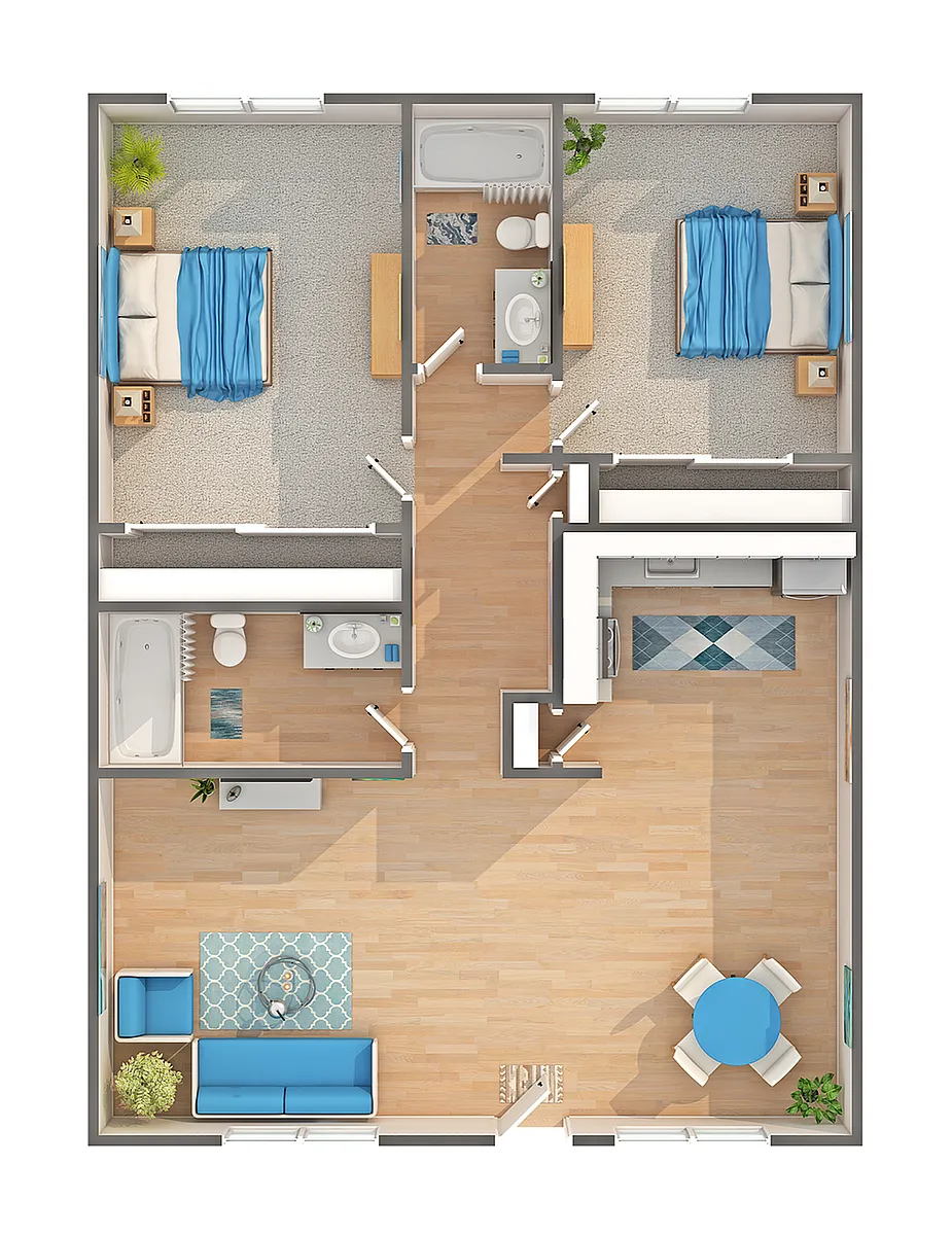 Floor plan B3R
