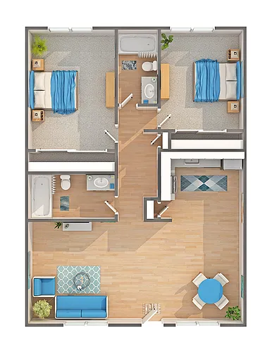 Floor plan B3R