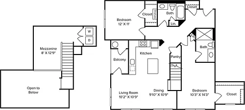 Floor plan B7L