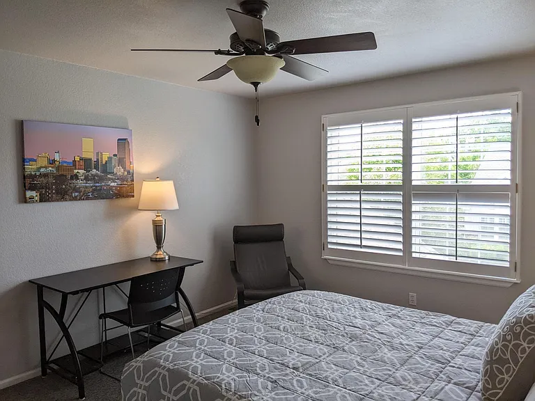 Upstairs is a 3rd Bedroom a second Primary suite with private ensuite bathroom and walk in closet