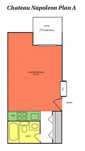 Floor plan Luxury Studio