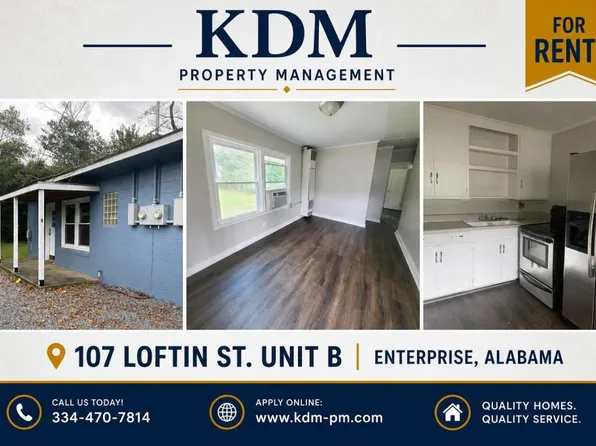 107 Loftin St #B, Enterprise, AL 36330