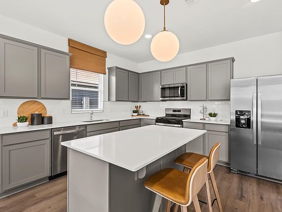 The Starling kitchen offers ample space and modern finishes, making it the perfect place to cook and