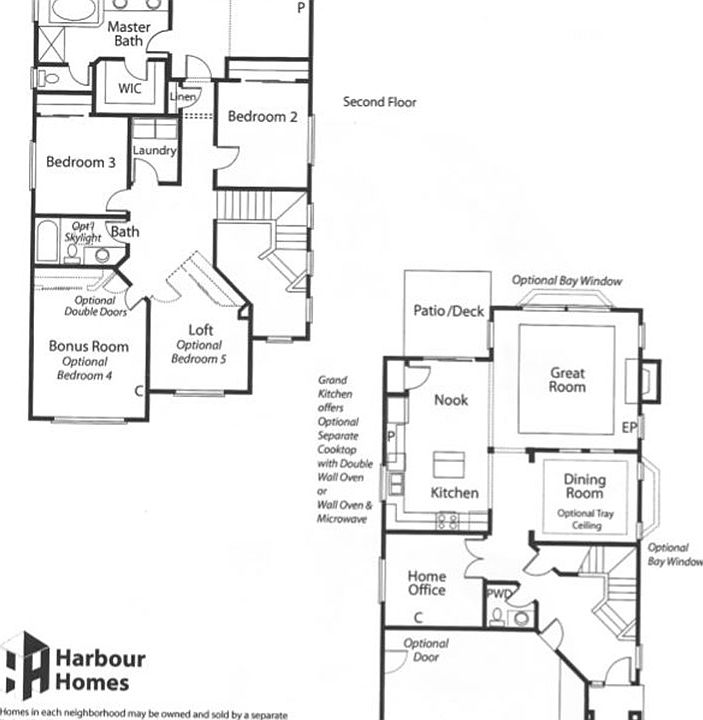 Floor Plan includes bumpouts