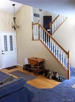 Entry with hard wood floors