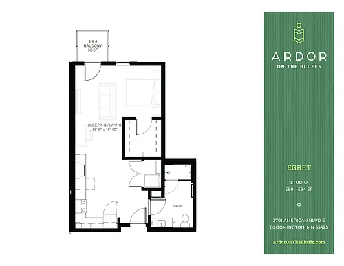 Floor plan Egret