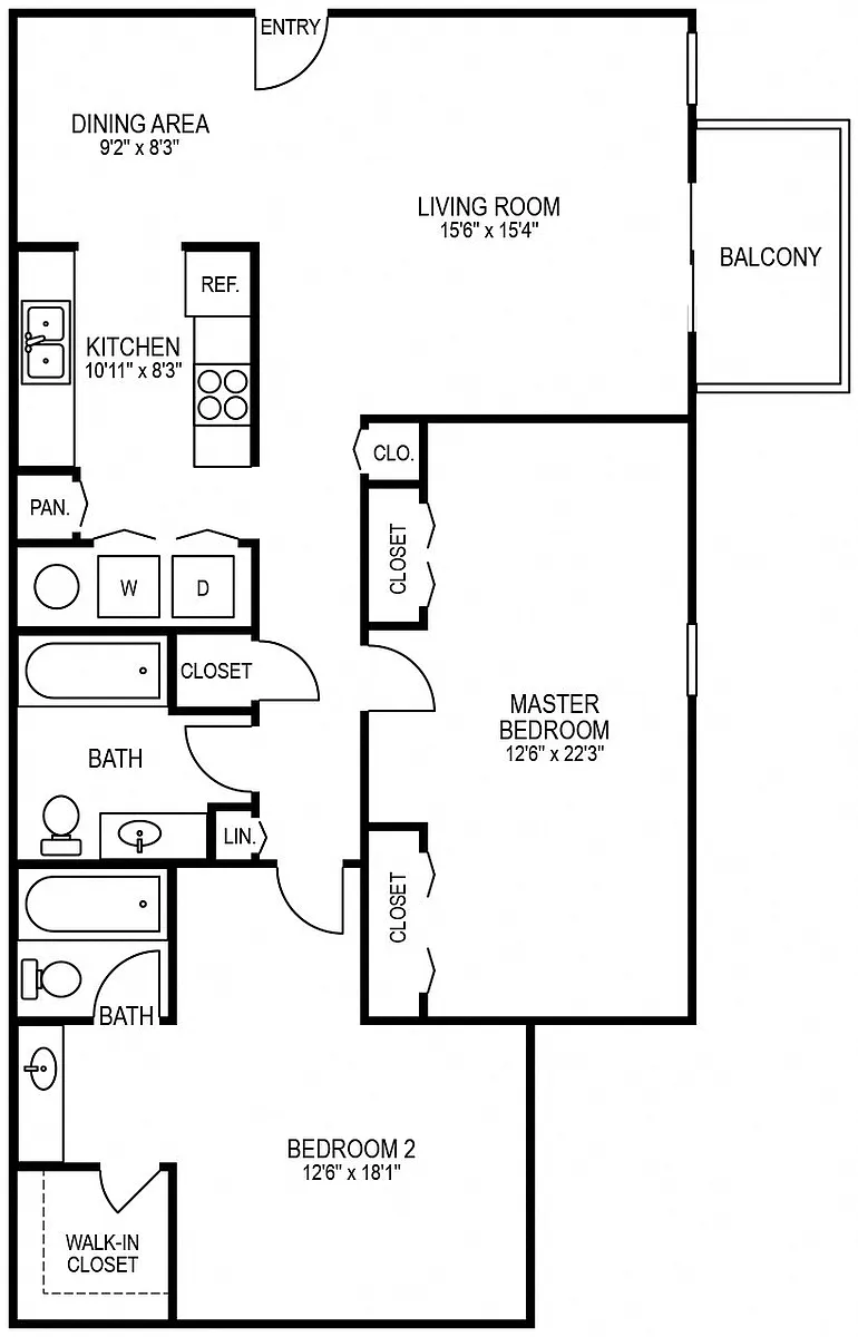 Floor plan The Broadmoor
