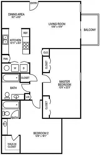 Floor plan The Broadmoor