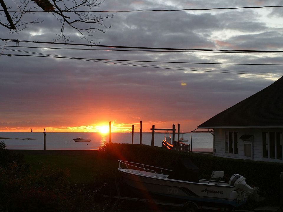 Sunset view from living room
