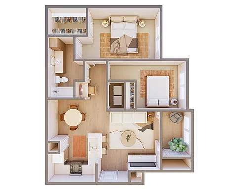 Floor plan Magnolia with Solarium