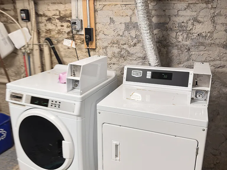 Coin up laundry in basement