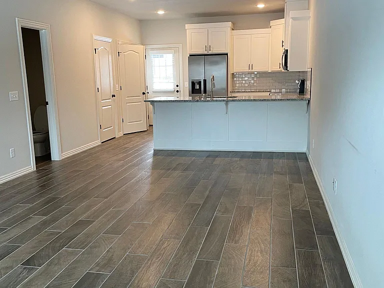 View from from door into unit