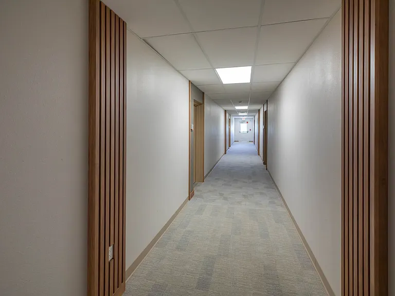 Wakea Garden Apartments interior hallway and doors