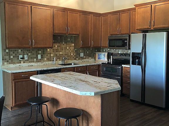New countertops and sink. 