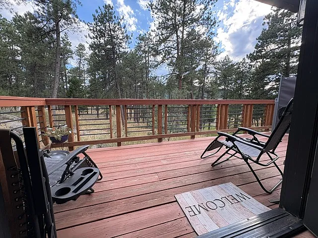Seating for 4 plus propane fire pit