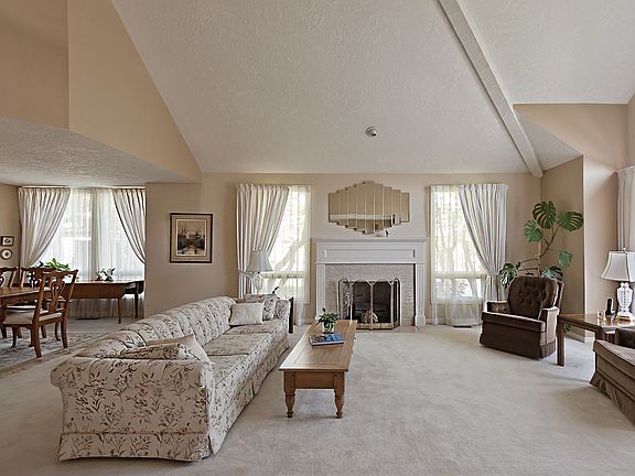 Vaulted Ceilings + Fireplace