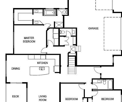 Main Level Floor Plan