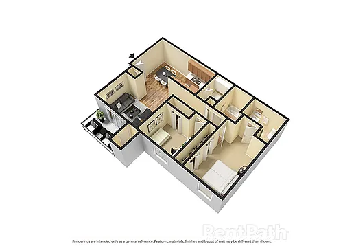 Floor plan Two Bedroom Flat