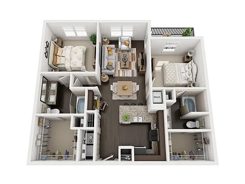 Floor plan B2