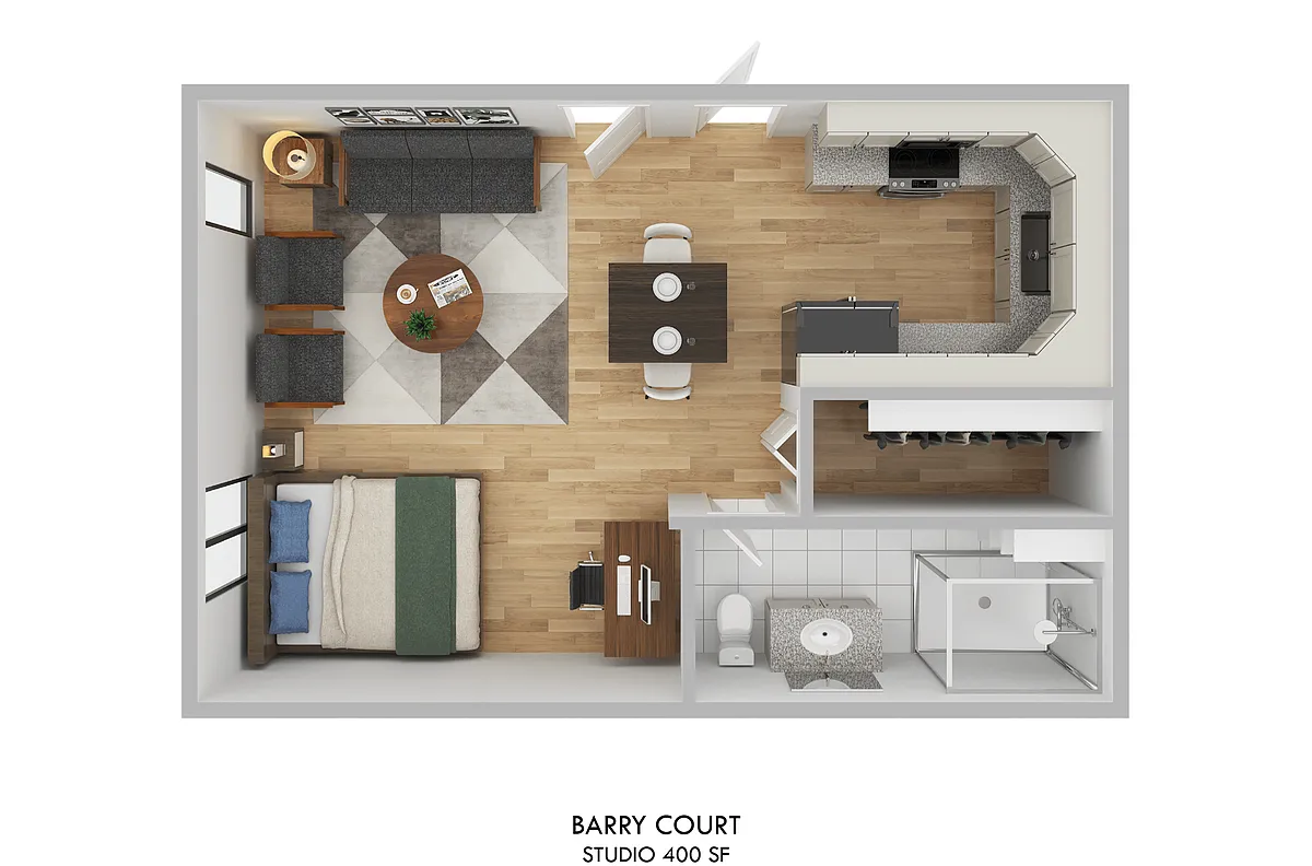 Floor plan Studio