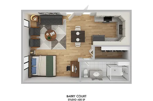 Floor plan Studio