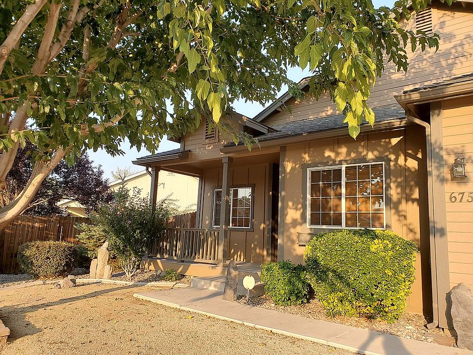 Mature trees and shrubs