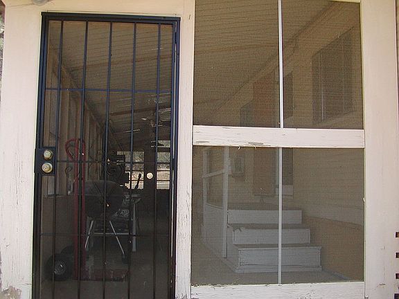 View of the screened porch