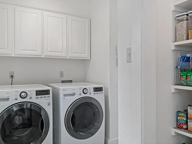 Washer and dryer is not included in the rental.