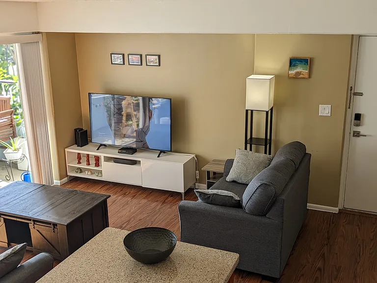 Comfortable Living Room with a Queen Size Sofa Bed