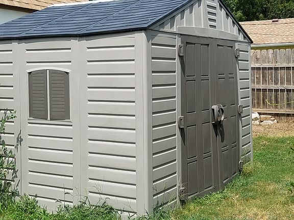 Shed for extra storage space