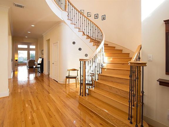 Bright, grand staircase