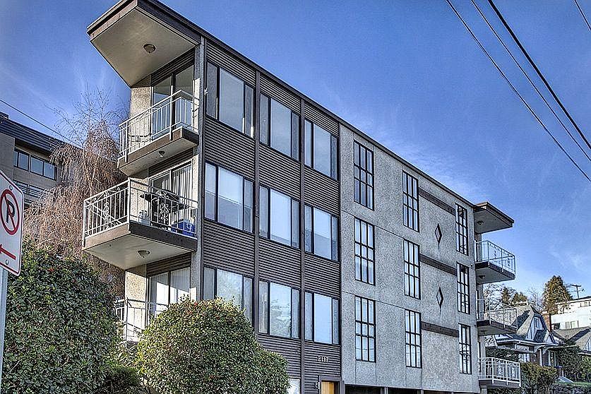 Views of the exterior of the building. Lower Left unit - 101