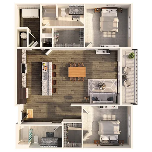 Floor plan The Hamilton