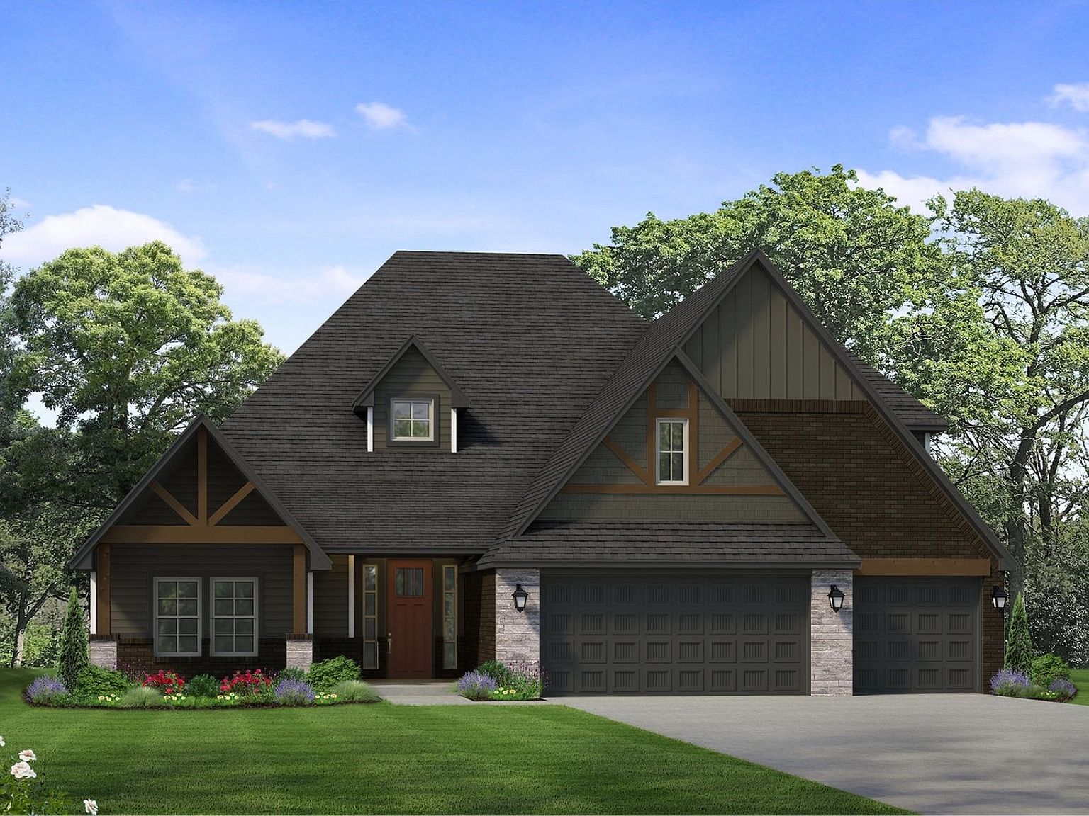 Charleston Two Story Plan, Creekside at Forest Ridge, Broken Arrow, OK