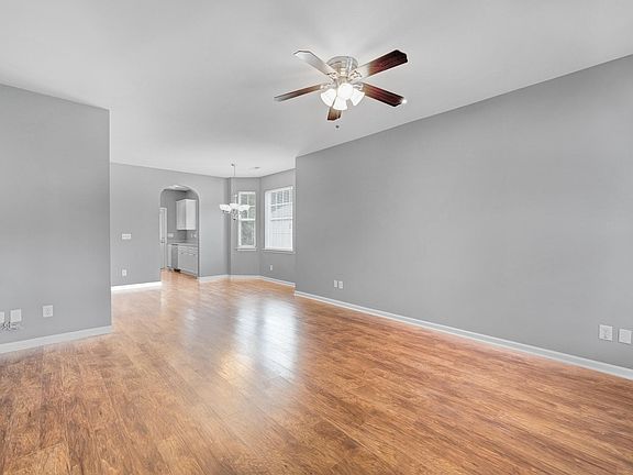 living room looking to dining area